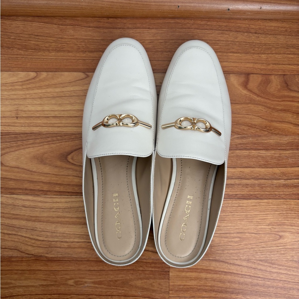 Coach Sienna Leather Slides